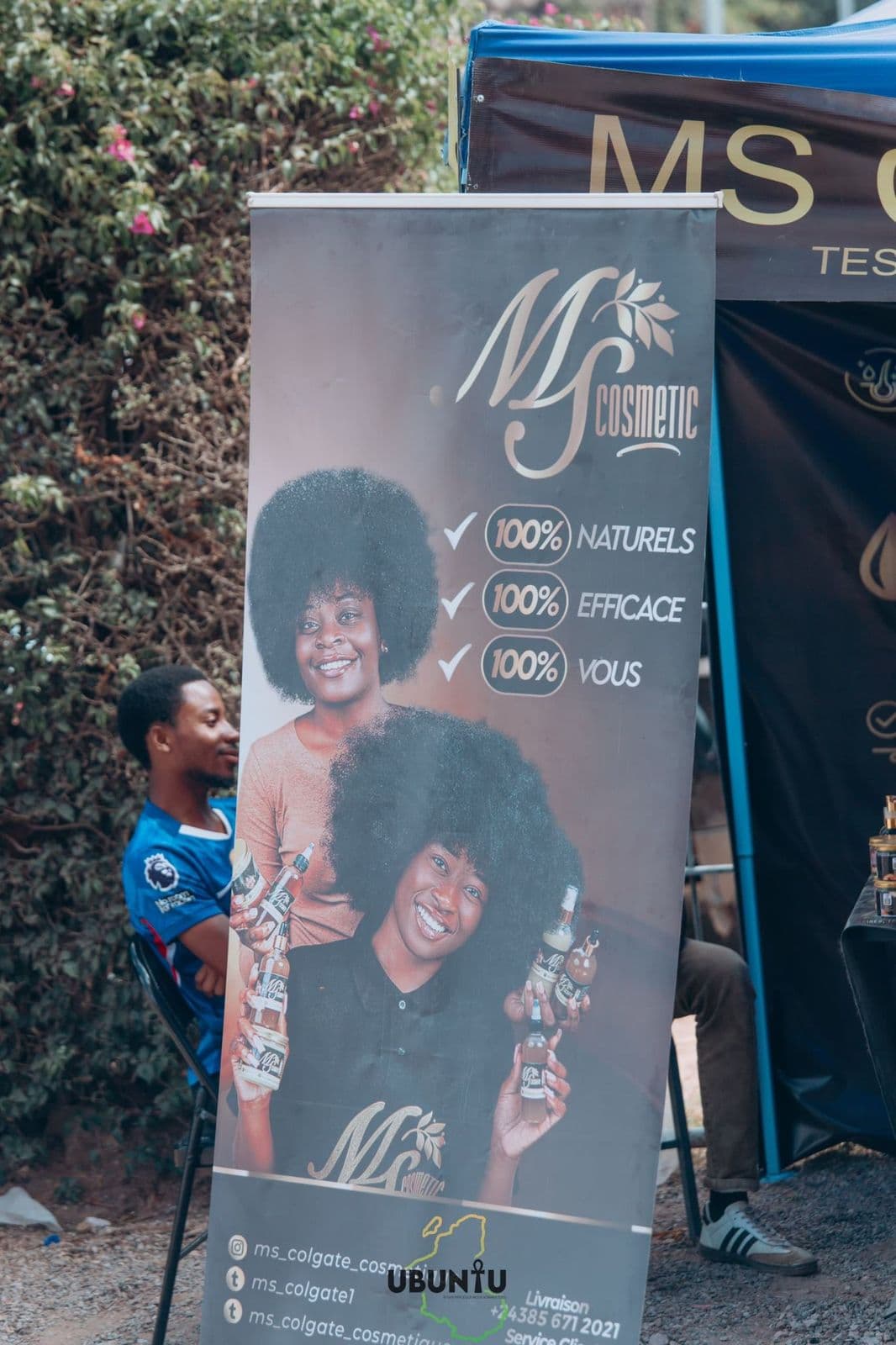 MS Cosmetic Pop-up-Stand in Lubumbashi 3